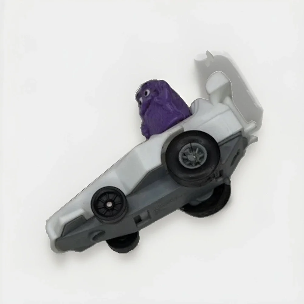 1988 McDonald's Grimace Race Car Toy vintage